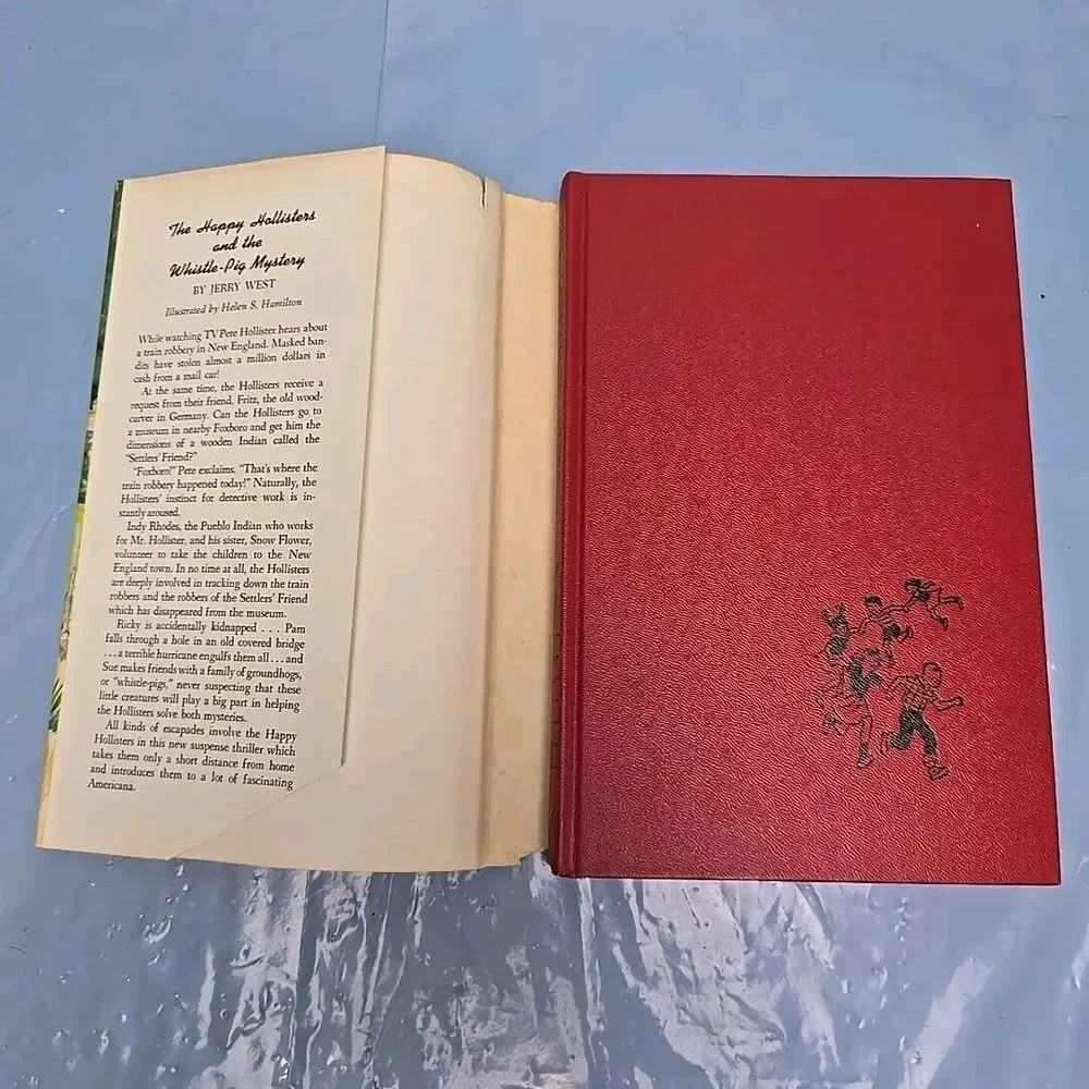 VINTAGE The Happy Hollisters and the The Whistle-Pig Mystery Book‎ Jerry West